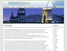 Tablet Screenshot of forditoteam.hu